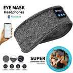 Grey Bluetooth eye mask headphones
