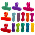 11PCS Plastic Cartoon Bag Clips - Food Snack Sealing Clips for Kitchen Storage