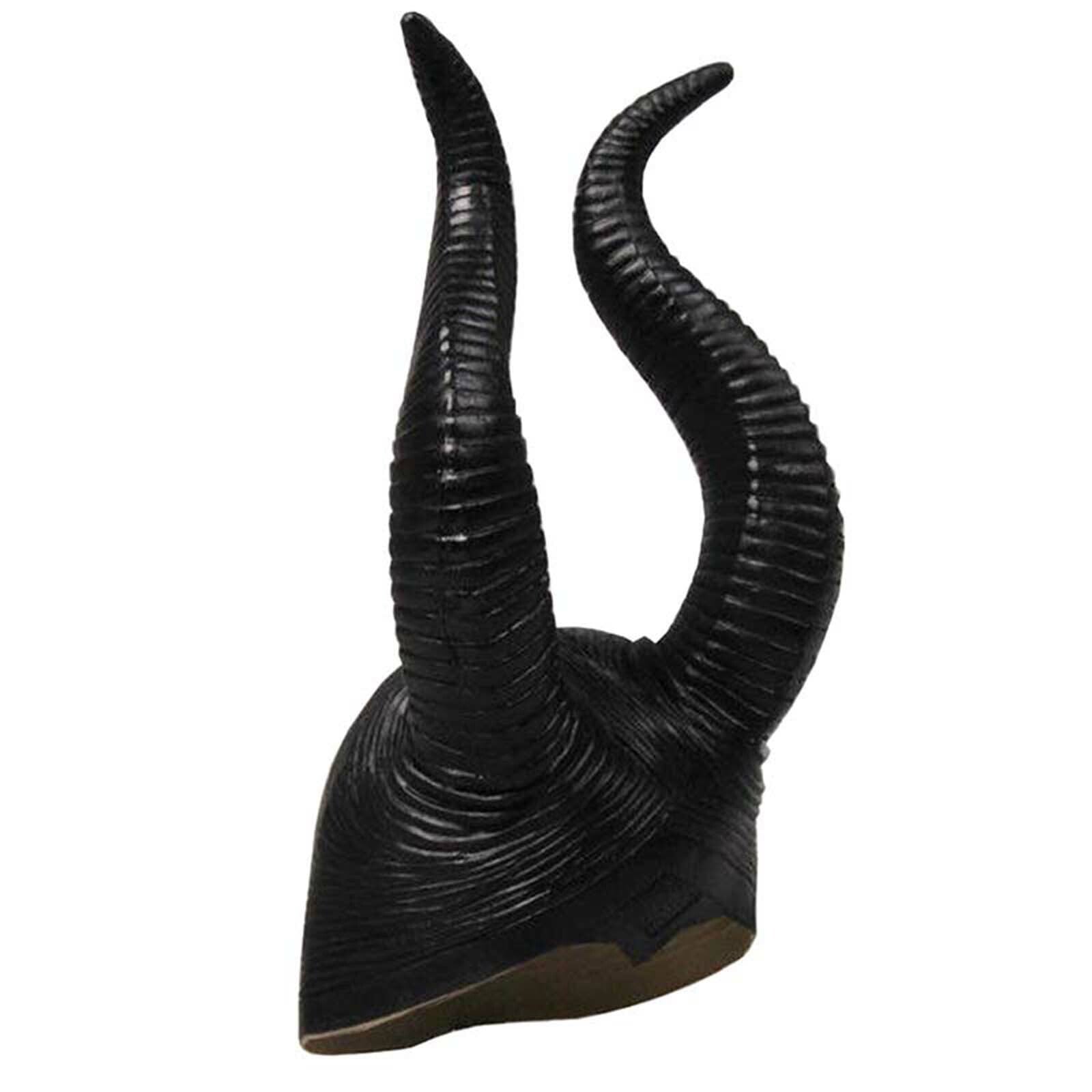 Maleficent Horns Headpiece Black | Halloween Witch Devil Cosplay Costume Headband