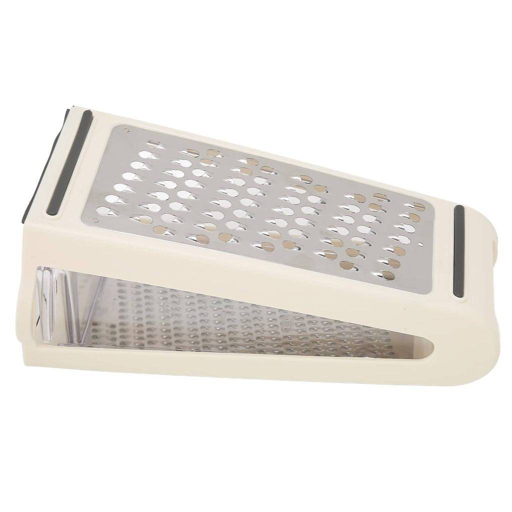 2PCS Vegetable Cheese Grater with Container – Double Sided Garlic Ginger Box Grater