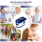 Fingertip Pulse Oximeter – Blood Oxygen Saturation (SpO2) & Heart Rate Monitor