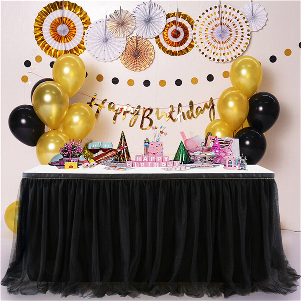 Tulle Tutu Table Skirt Wedding Birthday Baby Shower Party Table Decoration