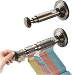 Telescopic Suction Cup Clothes Hanger Rack Wall Mounted Balcony Laundry Drying Rod