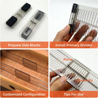 2 Pack Expandable Drawer Dividers – Adjustable Storage Organizer for Kitchen, Closet and Home Drawers