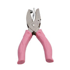 2Pcs Manual Puncher Paper Hand Metal Hole Punch Cutter Circle Soft Grip Paper
