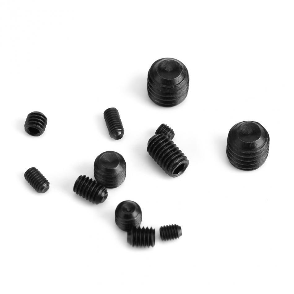 240pcs Hex Socket Grub Screw Set M3–M8 | Carbon Steel Assortment Kit with 5 Hex Keys
