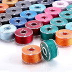 100PCS Multicolor Sewing Thread Spools - Universal Machine Bobbin Embroidery Thread Set