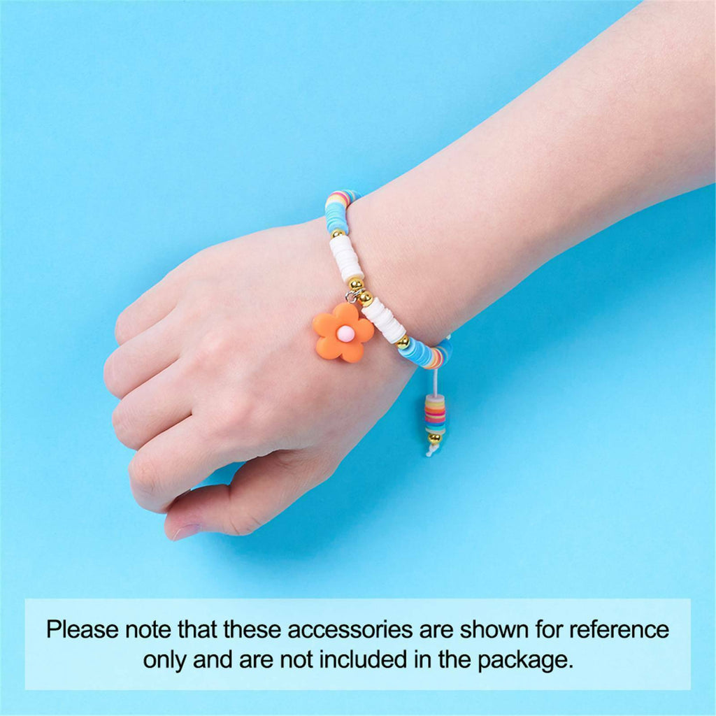 4300PCS Polymer Clay Beads Kit DIY Bracelet Jewelry Making Beads Set