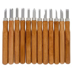 24pcs Wood Carving Tool Set | Carbon Steel Chisels Knife Kit for DIY Crafts
