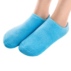 4 Pairs Moisturizing Gel Heel Socks - Cracked Dry Feet Repair Spa Foot Care Socks
