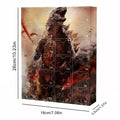 Monster advent calendar box size 26 x 18 x 3.5 cm on a white background