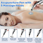 Electronic Acupuncture Massage Pen Pulse Therapy Pain Relief Acupoint Meridian Massager