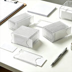 10/20/50/100Pcs Clear Acrylic Name Badge Card Holders With Blank Inserts Paper