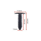 300pcs Mud Flap Clips Retainer for Ford Falcon XR6 XR8 G6E | Nylon Fender Trim Clips