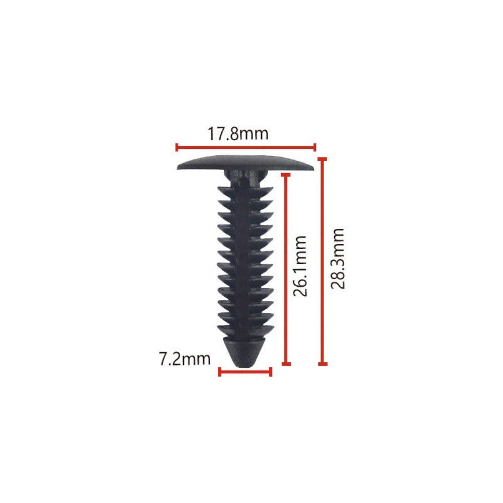 300pcs Mud Flap Clips Retainer for Ford Falcon XR6 XR8 G6E | Nylon Fender Trim Clips