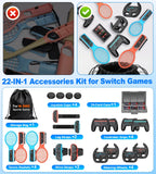 22 in 1 Family Party Kit Sports Accessories Bundle for Nintendo Switch 2 2025