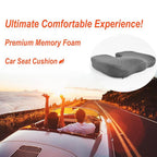 Orthopaedic Memory Foam Seat Cushion Chair Support Pillow for Back Pain Relief