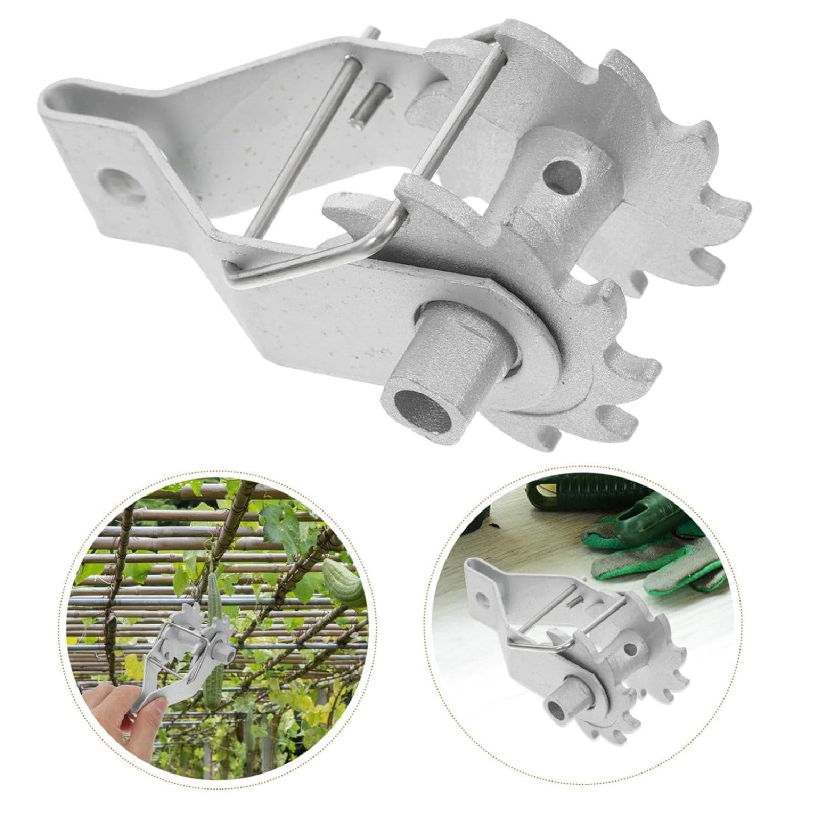 2pcs Inline Ratchet Wire Strainer Fence Tensioner | Heavy Duty Galvanised Wire Tightener