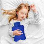 4 Pack Knitted Hot Water Bottle Covers for 2L Bottles – Soft Removable Sweater Cover Only