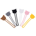 Six cat and bear cable ties