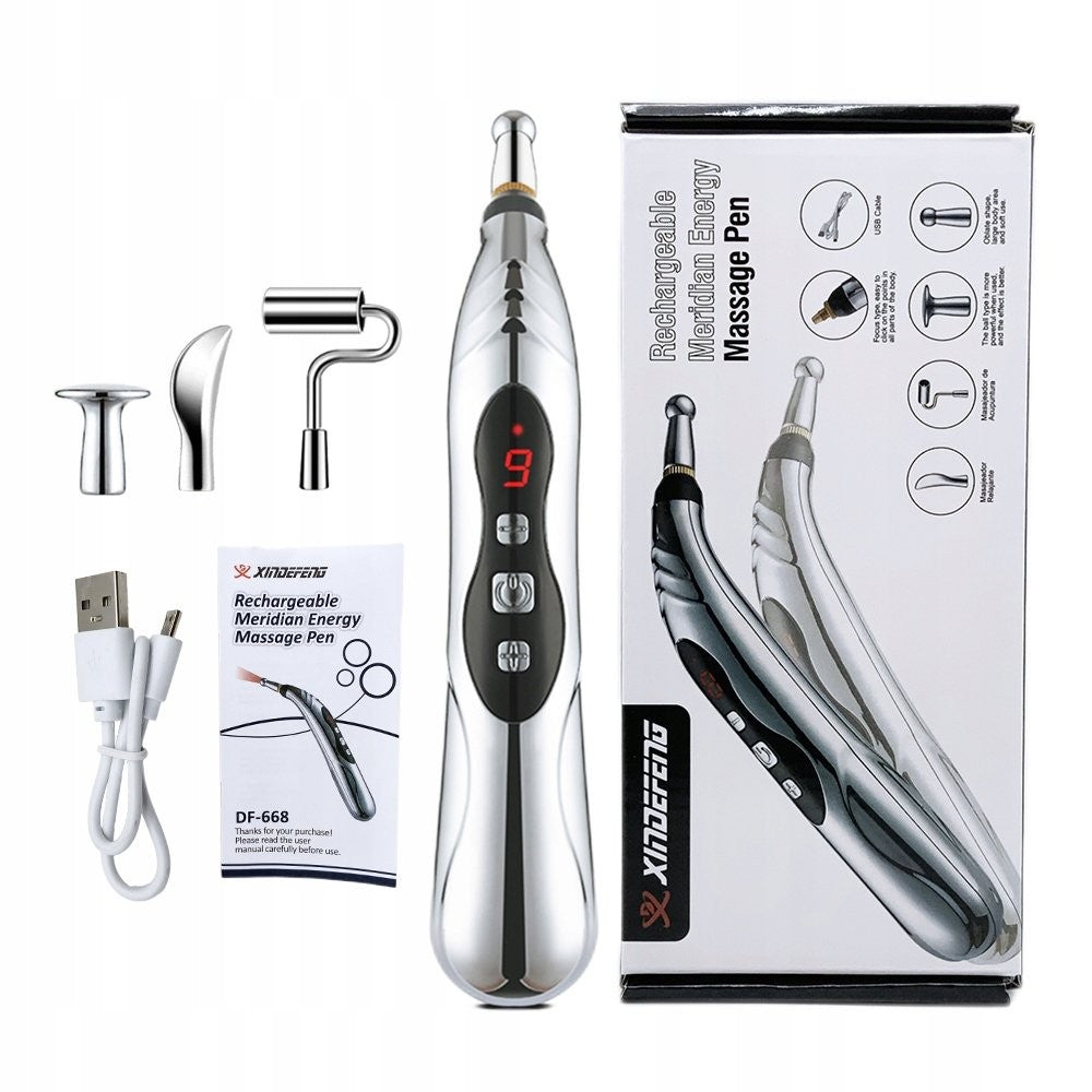Electronic Acupuncture Massage Pen Pulse Therapy Pain Relief Acupoint Meridian Massager