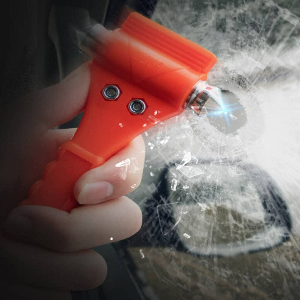 5pcs Car Emergency Escape Hammer | Seat Belt Cutter & Window Glass Breaker Tool