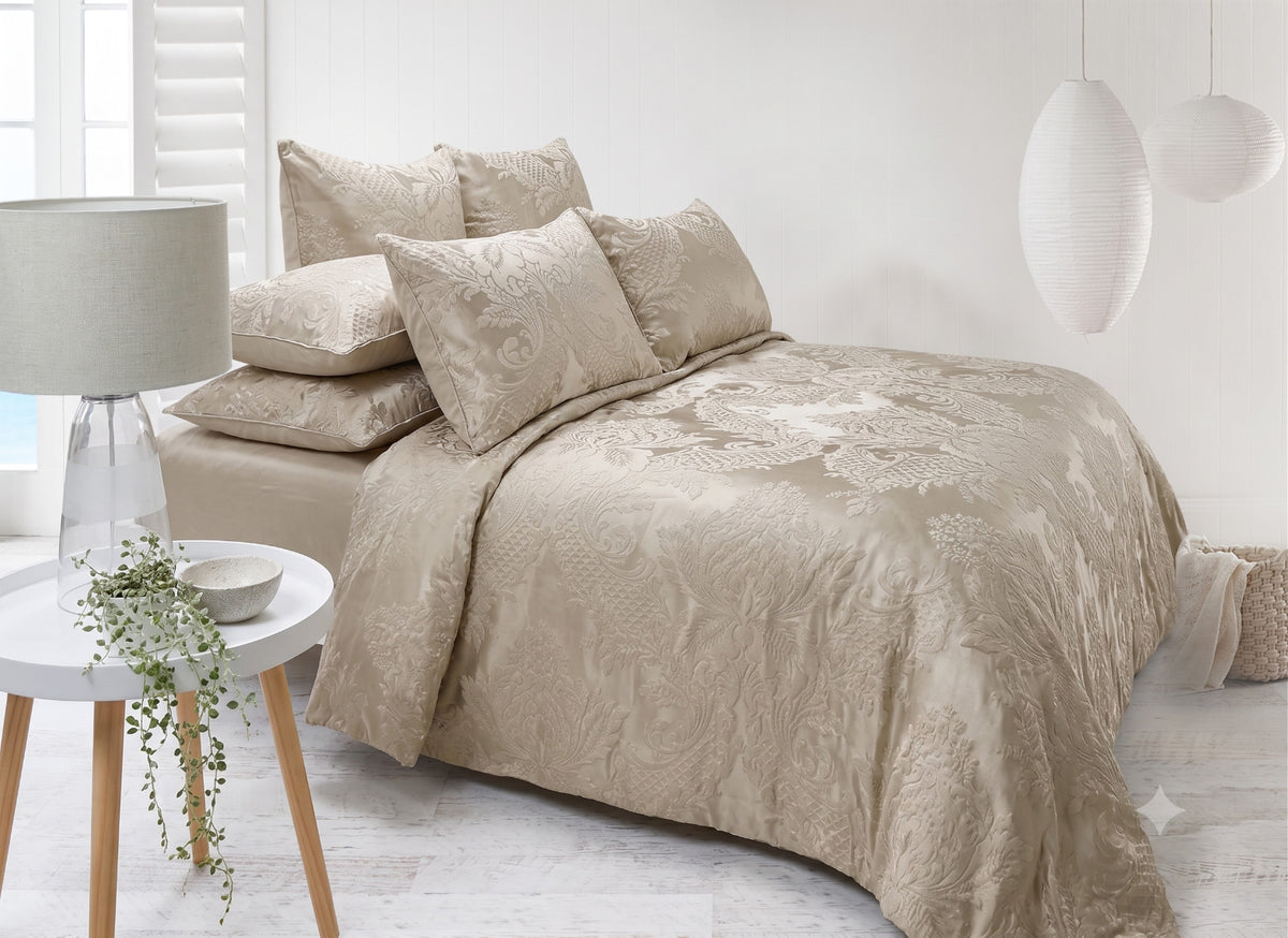 Quilt Cover Set | Jacquard Duvet Cover | All-Season Bedding | AU Standard Sizes