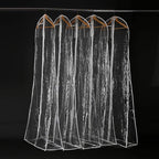 Clear Garment Bag Dustproof Dress Cover PVC Wedding Dress Suit Storage Bag