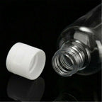 10pcs 50ml Refillable Travel Bottles | Clear PET Squeeze Cosmetic Lotion Containers