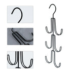 2PCS Multi-Layer Clothes Hanger Hook – Space Saving Closet Organizer for Bags & Clothes