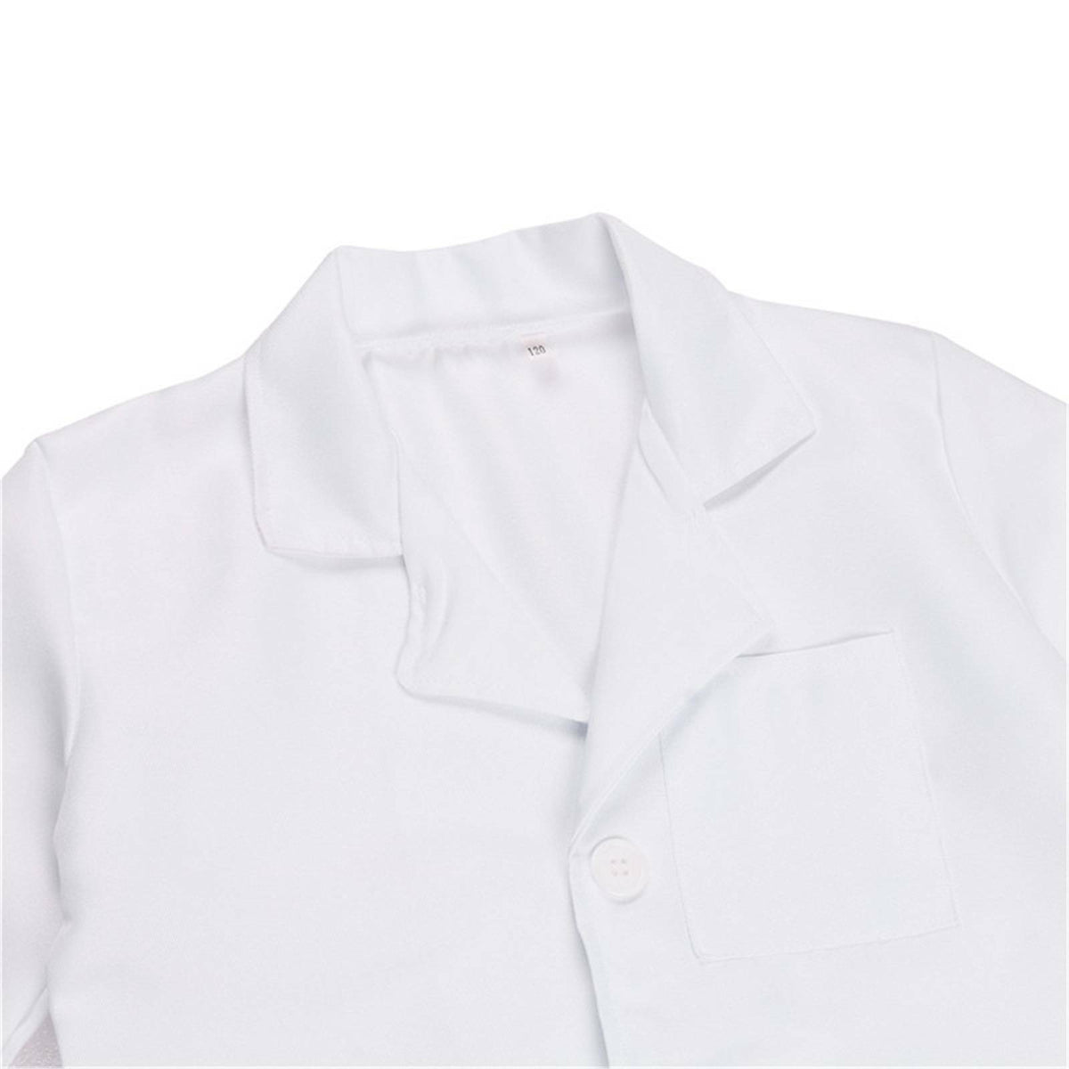 Kids White Lab Coat Doctor Scientist Fancy Dress Costume Boys Girls Book Week