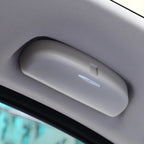 3PCS Car Sunglasses Holder Cases - Grey Eyeglass Organiser Storage with Mounting Accessories