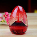 2PCS Volcano Liquid Hourglass Sensory Timer Calming Sandglass Desktop Decor