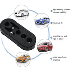 2PCS Exhaust Mount Repair Hanger Heavy Duty Rubber Replacement Universal Bracket