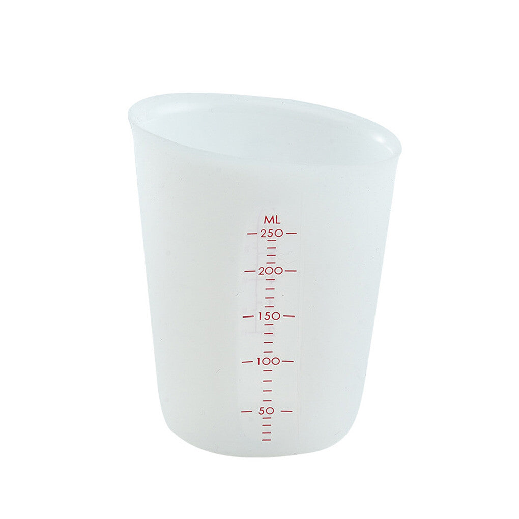 2pcs Silicone Measuring Cups 250ml/500ml | Reusable Resin Mixing Cup for DIY Craft & Jewelry