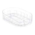 360° Rotating Fridge Organizer Tray – Lazy Susan Kitchen Storage Container