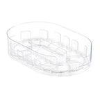 360° Rotating Fridge Organizer Tray – Lazy Susan Kitchen Storage Container