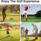 Golf Training Mat for Swing Detection Batting Portable Practice Rug Hitting Aid