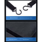 Universal Car Trunk Organizer Cargo Net – Hanging Back Seat Storage Bag with 8 Pockets