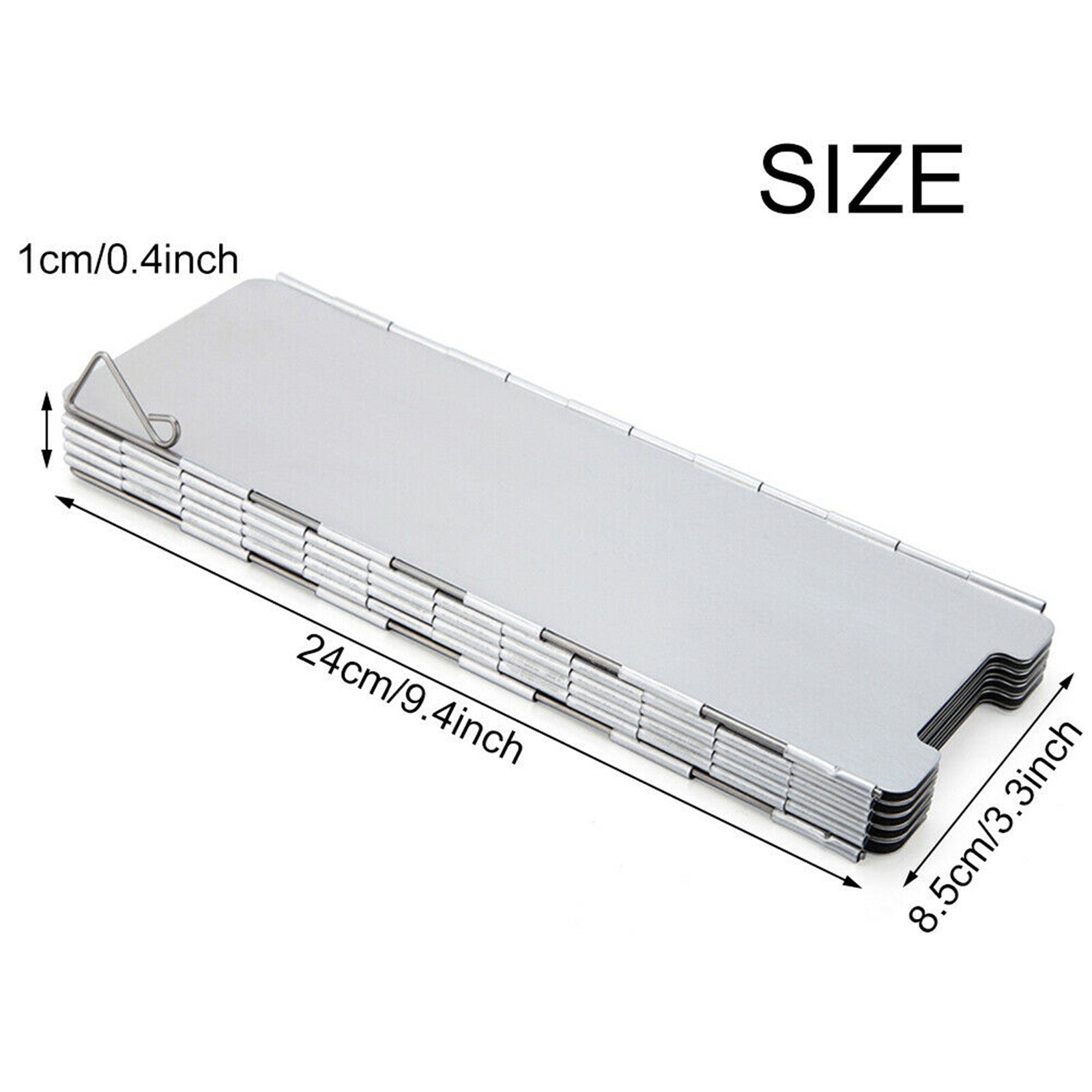 30 Plate Aluminum Alloy Camping Stove Wind Shield | Foldable BBQ Cooker Windscreen
