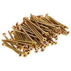 100PCS M4 Chipboard Screws – Carbon Steel Phillips Flat Head Self-Tapping Wood Screws (50mm / 60mm)