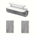4pcs Window Groove Cleaning Brush Set | Track Cleaner with Handle & Microfiber Cloths