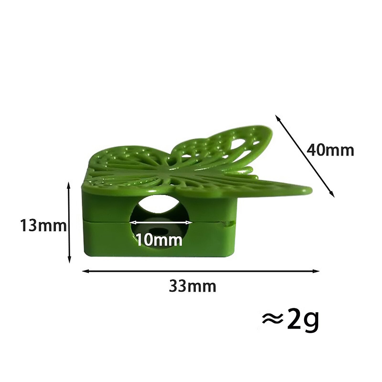 100 Pack Butterfly Plant Clips – Vine Wall Climbing Fixing Clips for Indoor and Outdoor Plants
