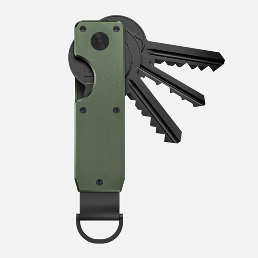 Metal Key Organizer Holder 2–6 Keys | Compact Aluminum Key Case Pocket Keychain