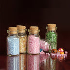 100PCS 40ml Glass Vials with Cork Stoppers - Mini Wish Bottles and Storage Jars