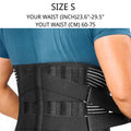 Size S lumbar support belt, waist 60–75cm