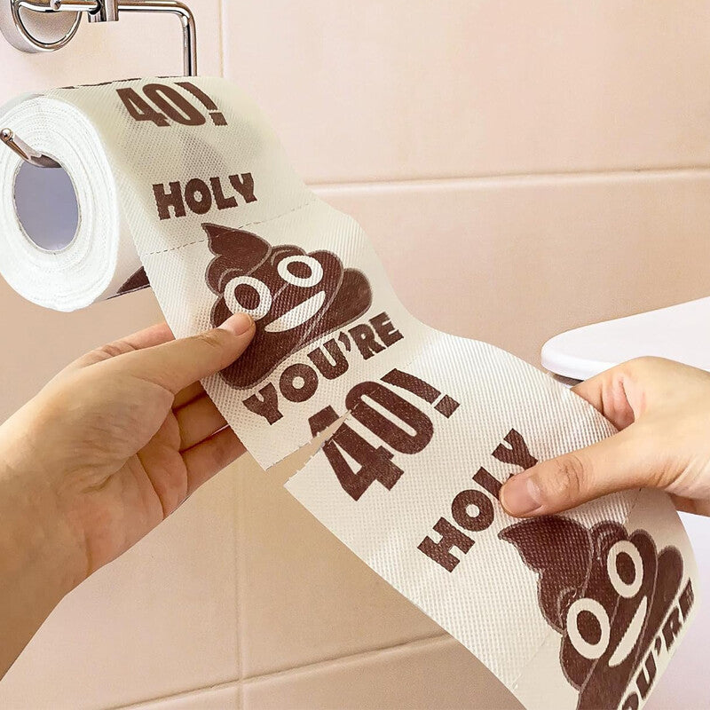 Prank Funny Toilet Paper Roll Birthday Decoration Birthday Gifts Women Men Gift