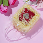40pcs Clear PVC Gift Bags with Handles | Transparent Plastic Party Favor Bags (2 Sizes)