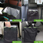 Car Waterproof Trash Bag Back Seat Organizer Leakproof Hanging Garbage Storage Bag
