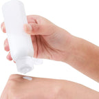20 Pack 100ml Clear Travel Bottles for Shampoo Lotion and Toiletries